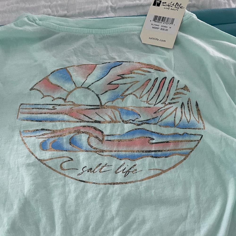 Salt life long sleeve tee